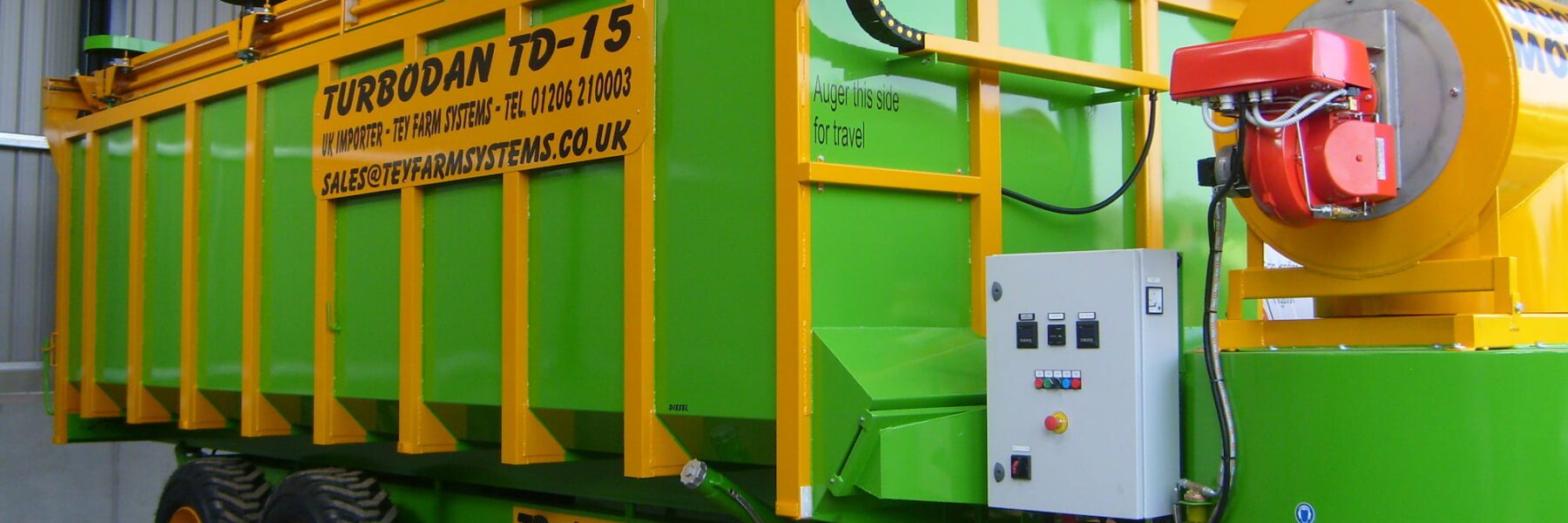 Turbodan Traylor drier from Tey Farm Systems